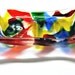Burst of Color Soap Dish - Colorful Fused Glass Trinket Dish - Jewelry Holder