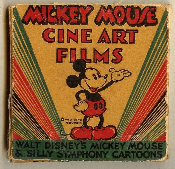 RARE Vintage Mickey Mouse Cine Art Films Walt Disneys