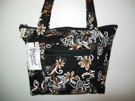 Black - Handcrafted Quilted Handbag 10