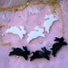 Opaque Acrylic Bouncing Bunnies Necklace