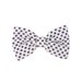 Mini Bow Brooch - Vintage Tiny Brown Dots