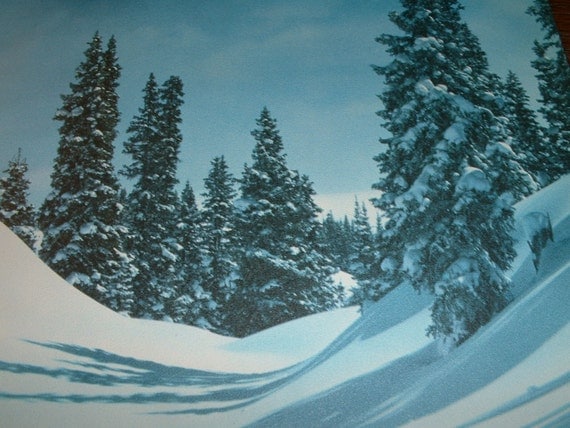 Vintage Winter Wonderland Wallpaper