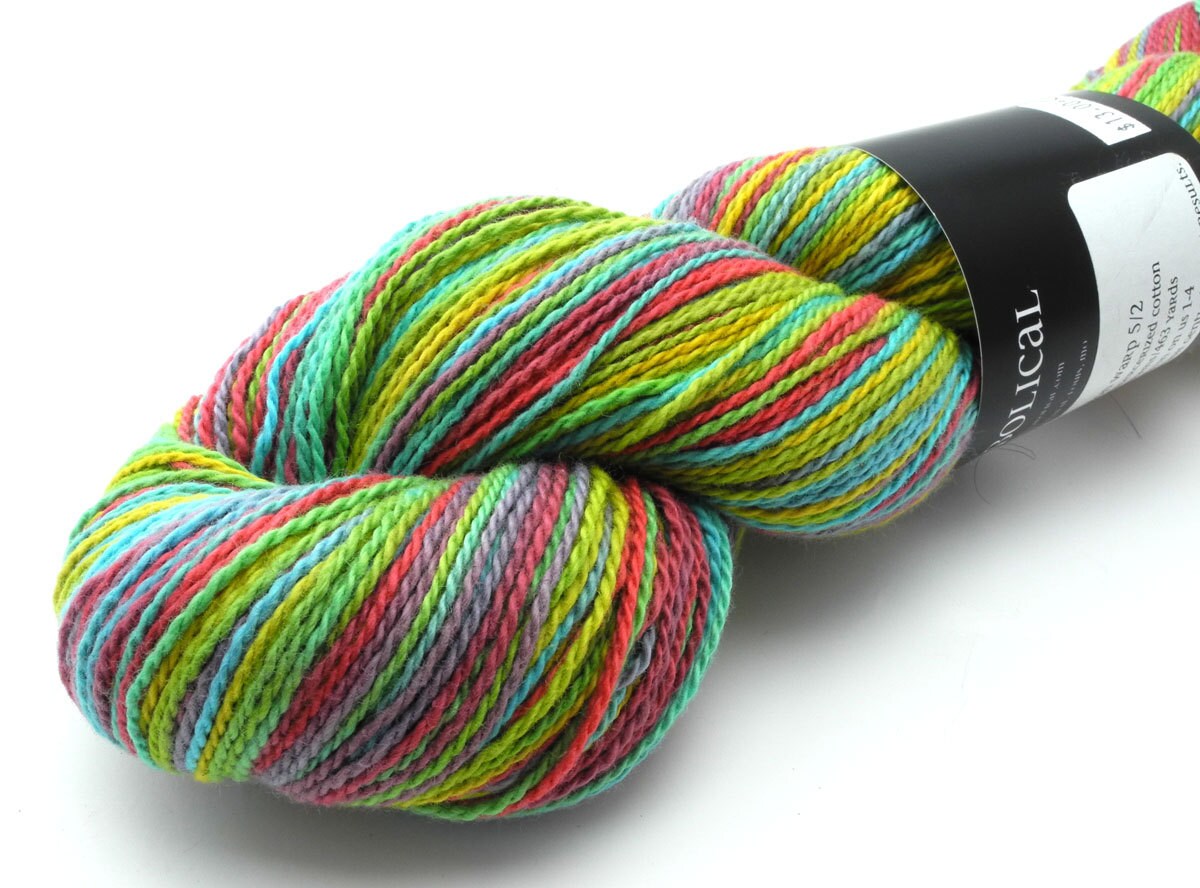 SALE Cotton Warp Yarn Hand Dyed Yarn by DyeabolicalYarns on Etsy
