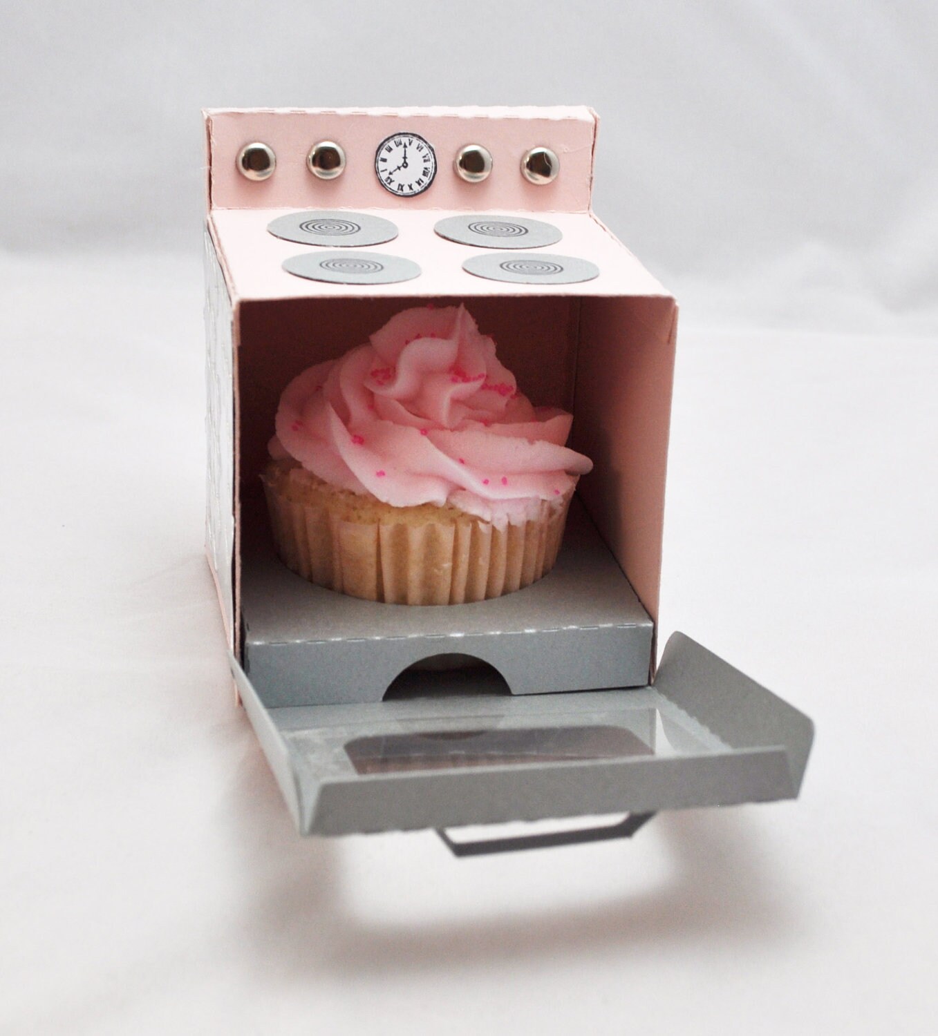 Oven Cupcake Box Retro Bun In The Oven
