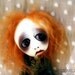 Loopy ooak Gothic Art Halloween decoration Doll Alice and Raven RESERVED for K