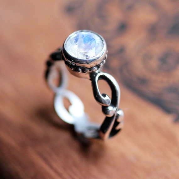 rainbow moonstone engagement ring rainbow moonstone ring moonstone ring silver infinity engagement ring - Moonstone Wedding Rings rainbow moonstone engagement ring rainbow moonstone ring moonstone ring silver infinity engagement ring - Moonstone Wedding Rings