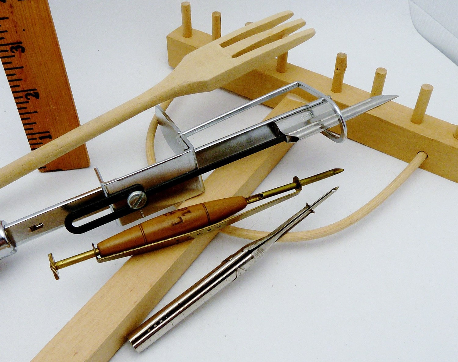 Vintage Speed Tufting Tool 3 rug making tools Daisy plus