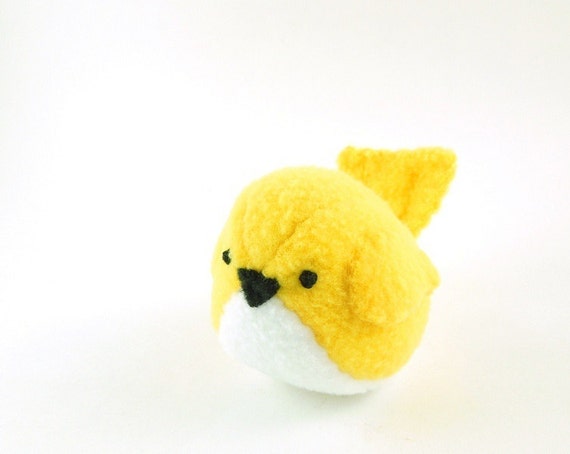 yellow bird stuffed animal