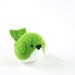 Bird Stuffed Animal in Kelly Green Kids Plush Bird Toy