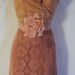 Boho maxi dress tea stained cotton rustic shabby wedding rose vintage romantic large by vintage opulence on Etsy