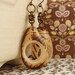 Vintage Bronze and Natural Tanga Nut Earrings - The Earth Friendly Side of Chainmaille