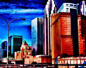 Toronto City Skyline Fine Art Photography, Office Wall Art, 11x14 Giclee Fine Art Print