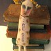 BE GOOD art doll- creepy reminder to be GOOD- euc- message- halloween- bizarre- odd doll
