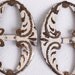 Tie One On - Vintage Enamel Shoe Buckle