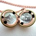 Pirate Ship on a Stormy Sea, Painted Antique Locket Pendant, One of a Kind Miniature Landscape