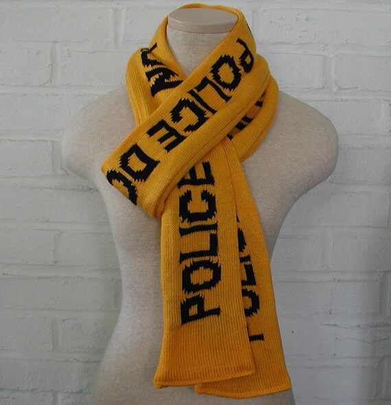 Police Tape Scarf Police Do Not Cross