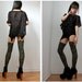 Burned Velvet Crop Top - O/S