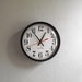 Vintage Industrial School Clock : Mid Century Seth Thomas Wall Clock