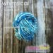 Funky, Chunky Handspun Yarn by Colorful Nest - Whimsical in "earth and sky" - perfect as accent on newborn photo props, hats, scarves