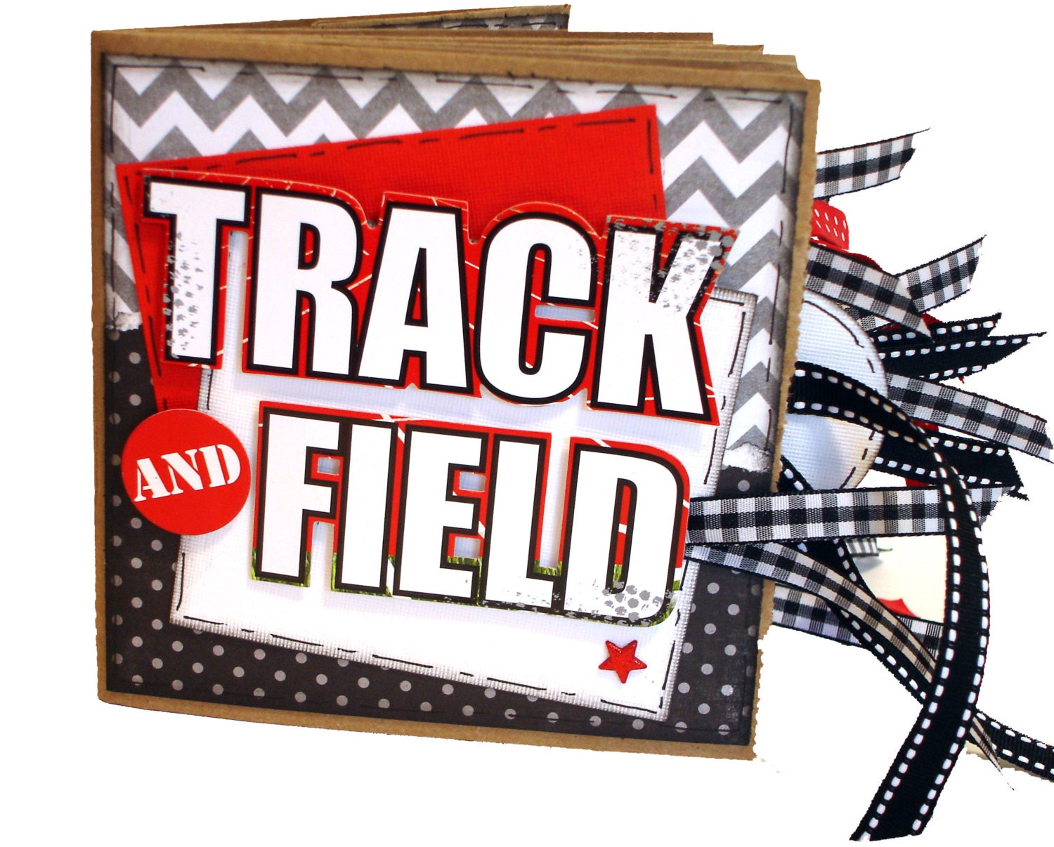 Track and Field Sports Scrapbook Sports Photo Album Paper