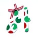 Christmas Cursive Letter...Fabric Iron On Applique...Ribbon Included...You Choose Your Own Letter