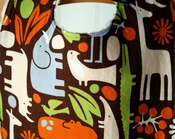 Baby Bib...Zoo... brown