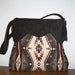 Pendleton Wool Purse Shoulder Bag Deerhide Suede Leather Trim