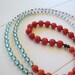 Fallon Necklace - Watermelon Jade, Ruby Jade, Pink Aventurine, Pale Green Glass