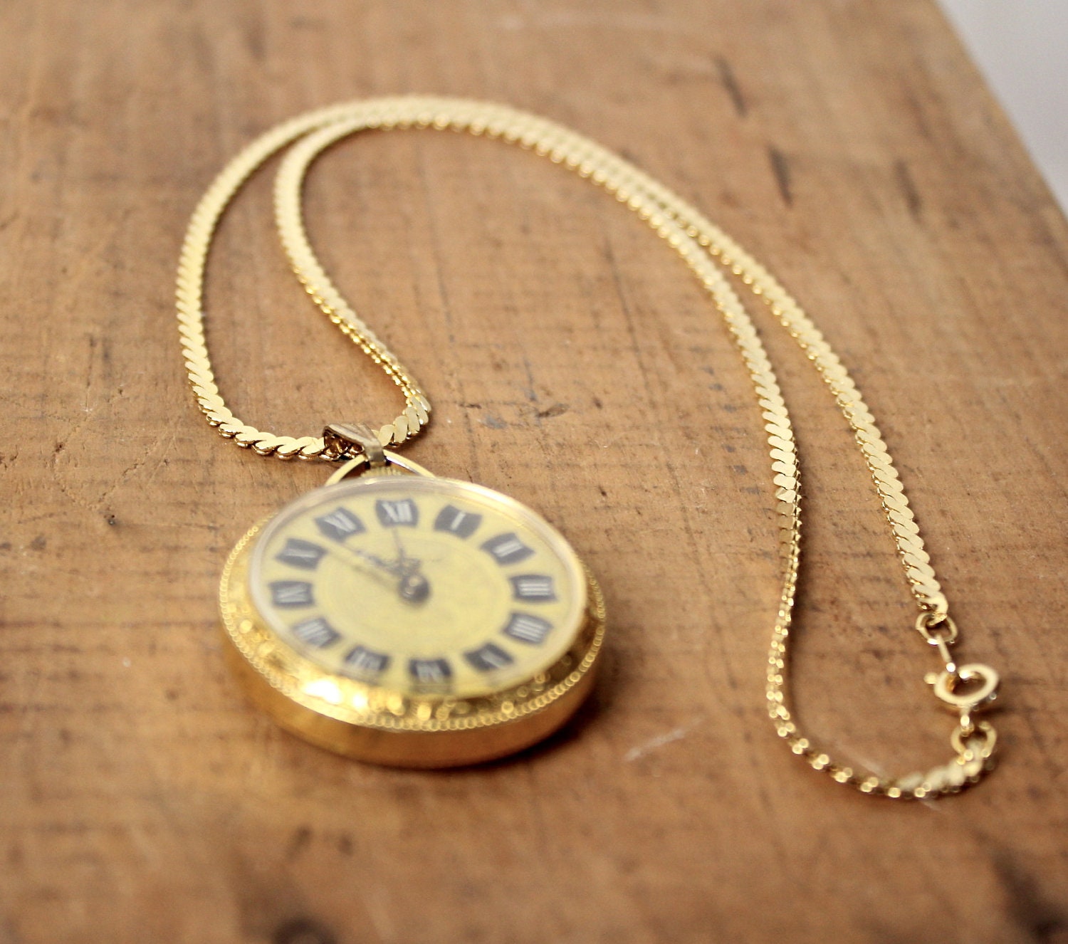 Pocket Watch Necklace Lucerne Watch Necklace