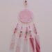 Free Shipping..Pink Baroque Stained Glass Windchime