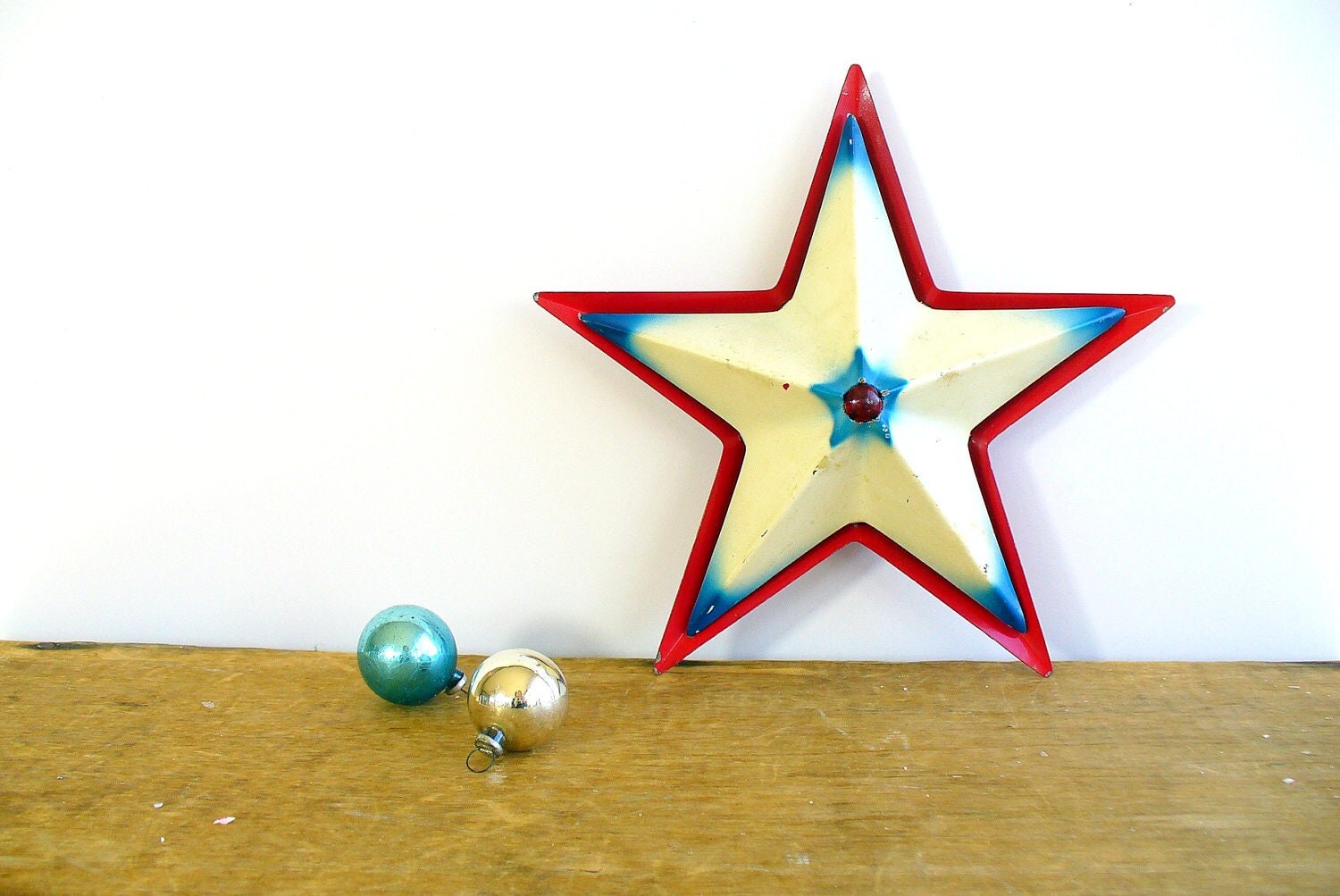 Vintage Noma 1950's Metal Christmas Star Tree Topper