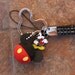 Mickey Mouse Style Black Rhinestone Bling Lanyard Disney Inspired DeSIGNeR Key Fob Name Badge Keychain ID Badge Holder
