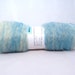 SALE 20 PERCENT OFF- Smooth Merino Hemp Drum Carded Batt for Spinning- Blue Sky