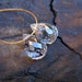 Black Tourmalinated Quartz Petite Round Drops - Pair - 5x8mm