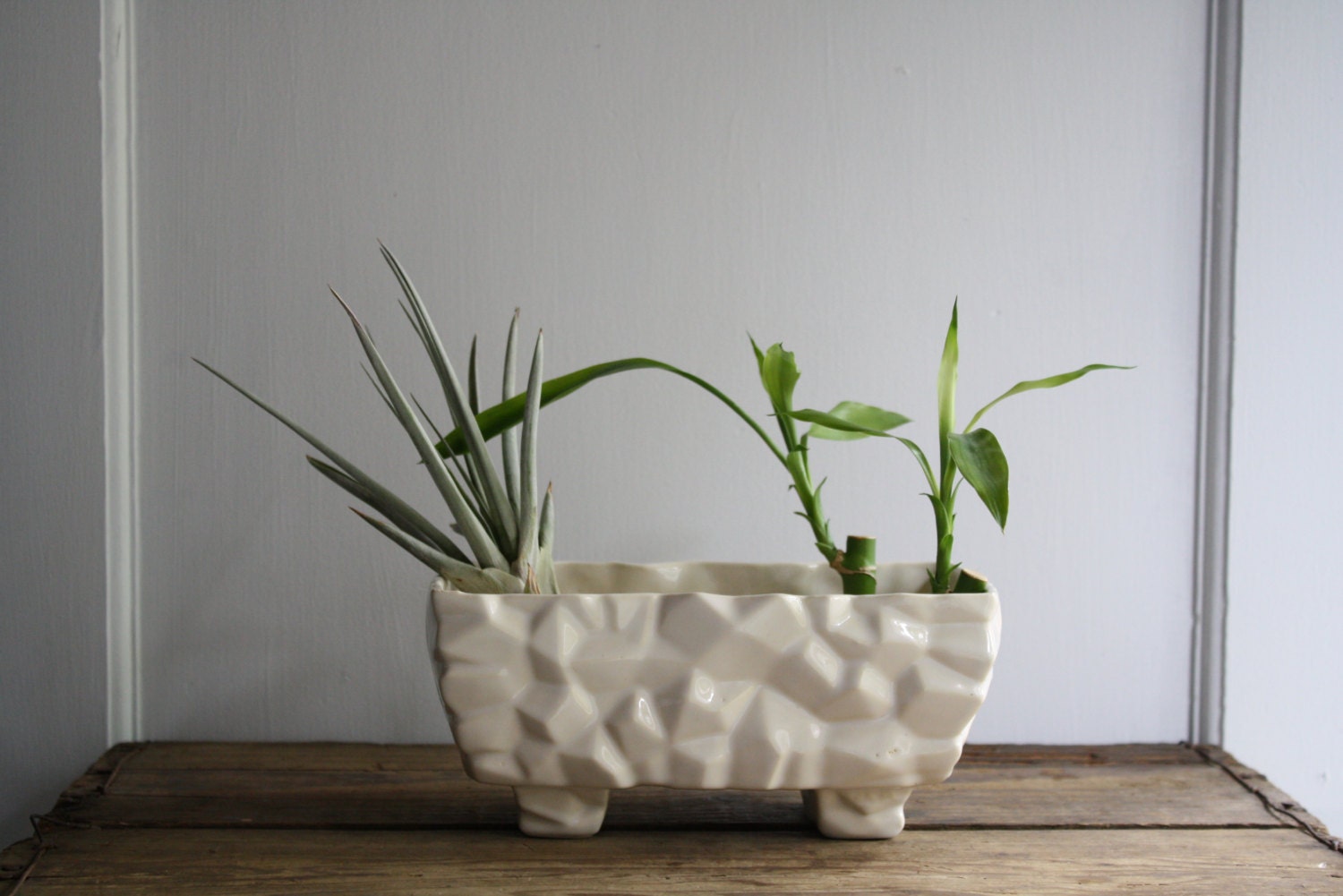 Vintage White Ceramic Planter   Il Fullxfull.469987947 5wpv 