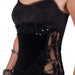 Shirt, MEDIUM, Camisole, Black and Gray, Noir, Summer, Tank Top, Gothic Fusion,