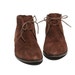 Italian Brown Suede Leather Ankle Boots size: 7.5