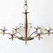 Atomic Brass Hanging Chandelier