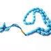 Worry Beads / Blue Cats Eye Glass