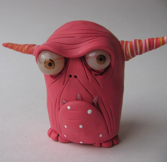 monster mini ooak art doll sculpture