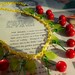 Beautiful tutti fruitti cherry necklace handmade with vintage beads and chain