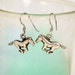 Vintage Sterling Silver Horse Earrings