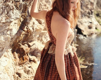 SALE --was 325-- The Precious Metals Dress --ready to wear--