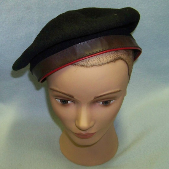 France Hoquy basque beret deluxe tam wool satin lined