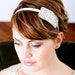 Women's Art Deco Silver Beaded and Rhinestone Headband