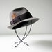 Vintage Madmen Hat - Grey Churchill - 1950s