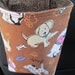 Car Trash or Litter Bag Reusable in Dogs on Brown