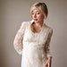 1970s Antique Lace Prairie Dress, Wedding Gown, size xs to small