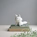 RESERVED / arctic fox / soft sculpture animal