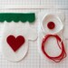 DIY White Felt Ornament Kit